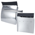Polished Stainless 24" Truck Quarter Fender – Smooth Face – Pair (4001)