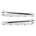 Polished Stainless Truck Mud Flap Hanger – 30" Straight Tapered – Pair (646SS)