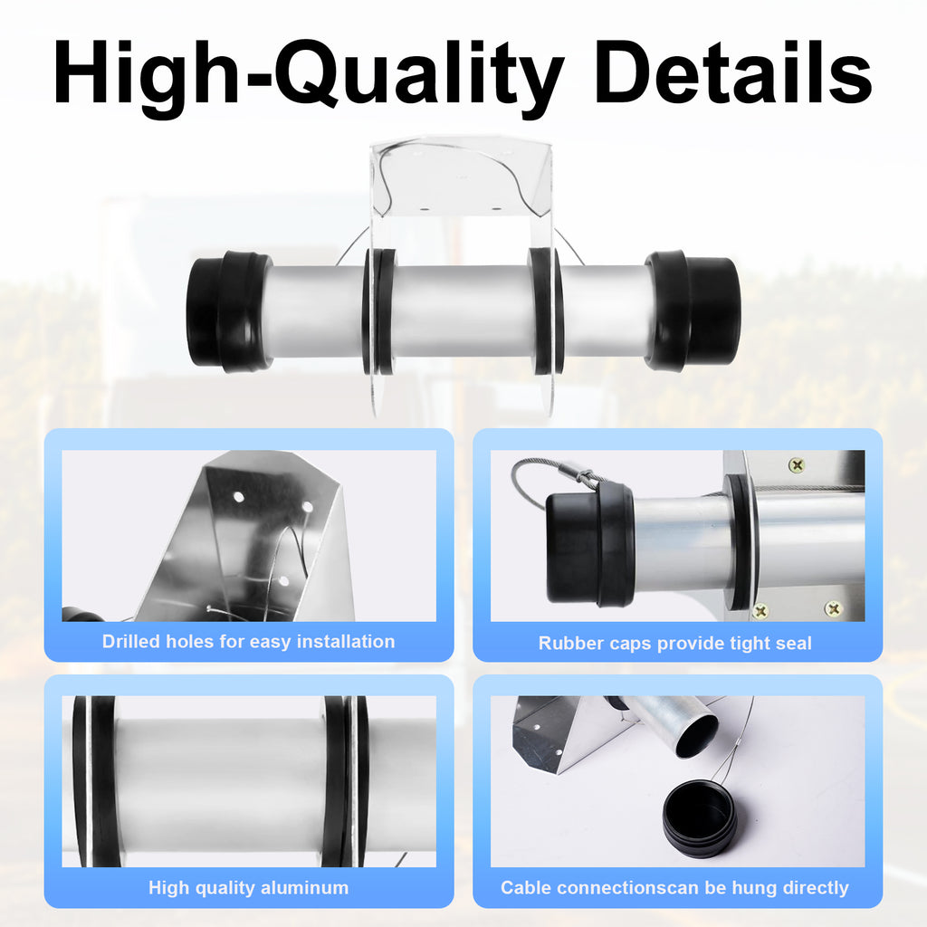 Cab Document Tube — Plastic with Screw Cap — 4 / 8 / 12 / 16 Pack (SL-520110)