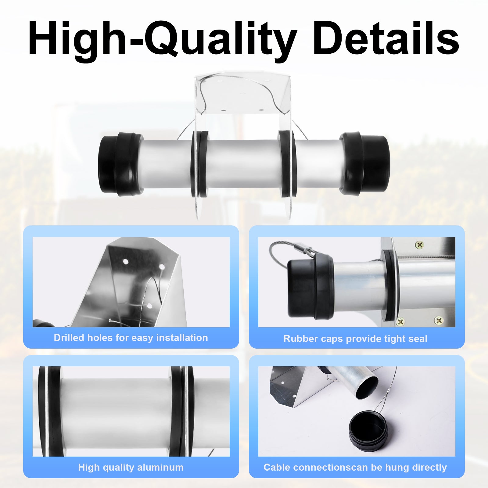 Cab Document Tube — Plastic with Screw Cap — 4 / 8 / 12 / 16 Pack (SL-520110)