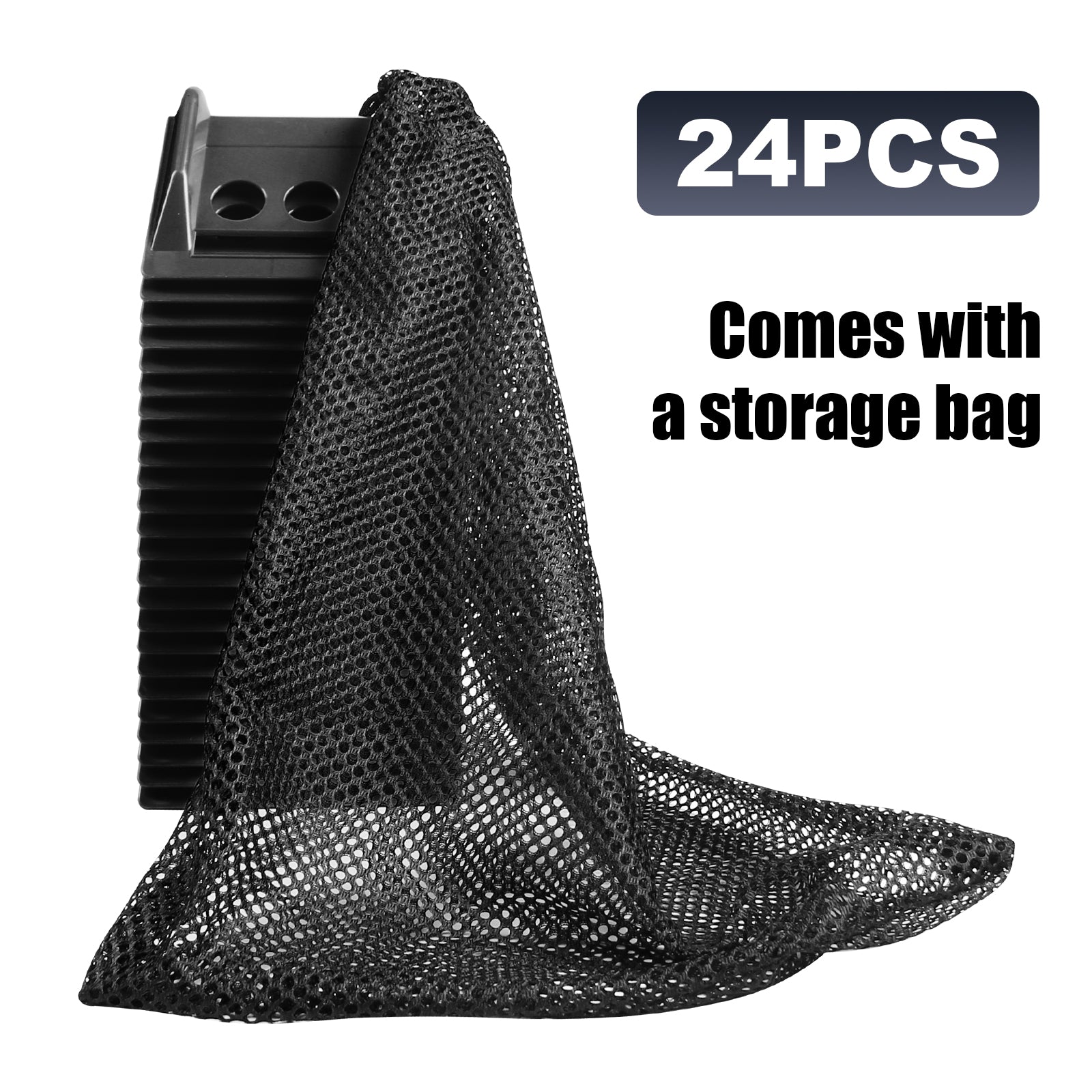 Soft Plastic Corner Protector — 15-Piece Set with Mesh Bag — Yellow / Blue / Black / Orange / Red (SL-CA446)