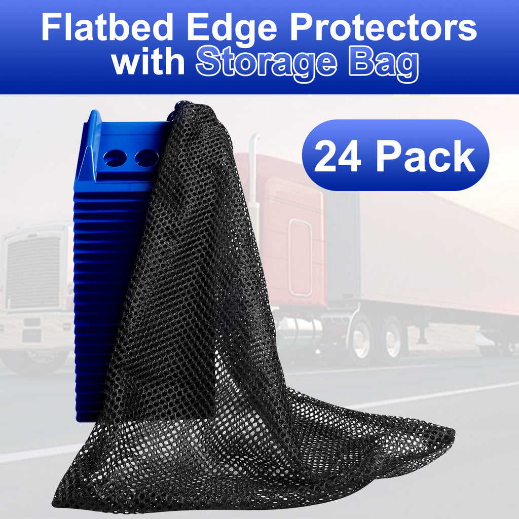 Soft Plastic Corner Protector — 15-Piece Set with Mesh Bag — Yellow / Blue / Black / Orange / Red (SL-CA446)