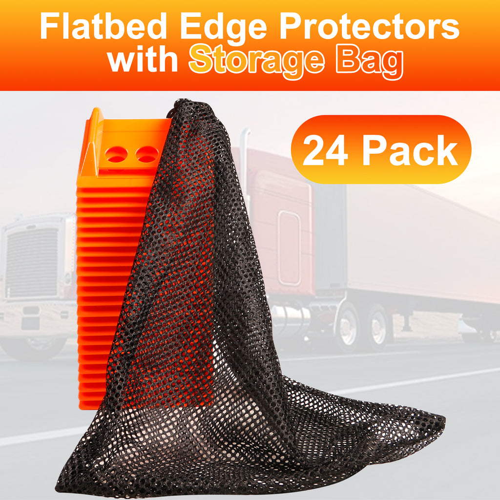 Soft Plastic Corner Protector — 15-Piece Set with Mesh Bag — Yellow / Blue / Black / Orange / Red (SL-CA446)