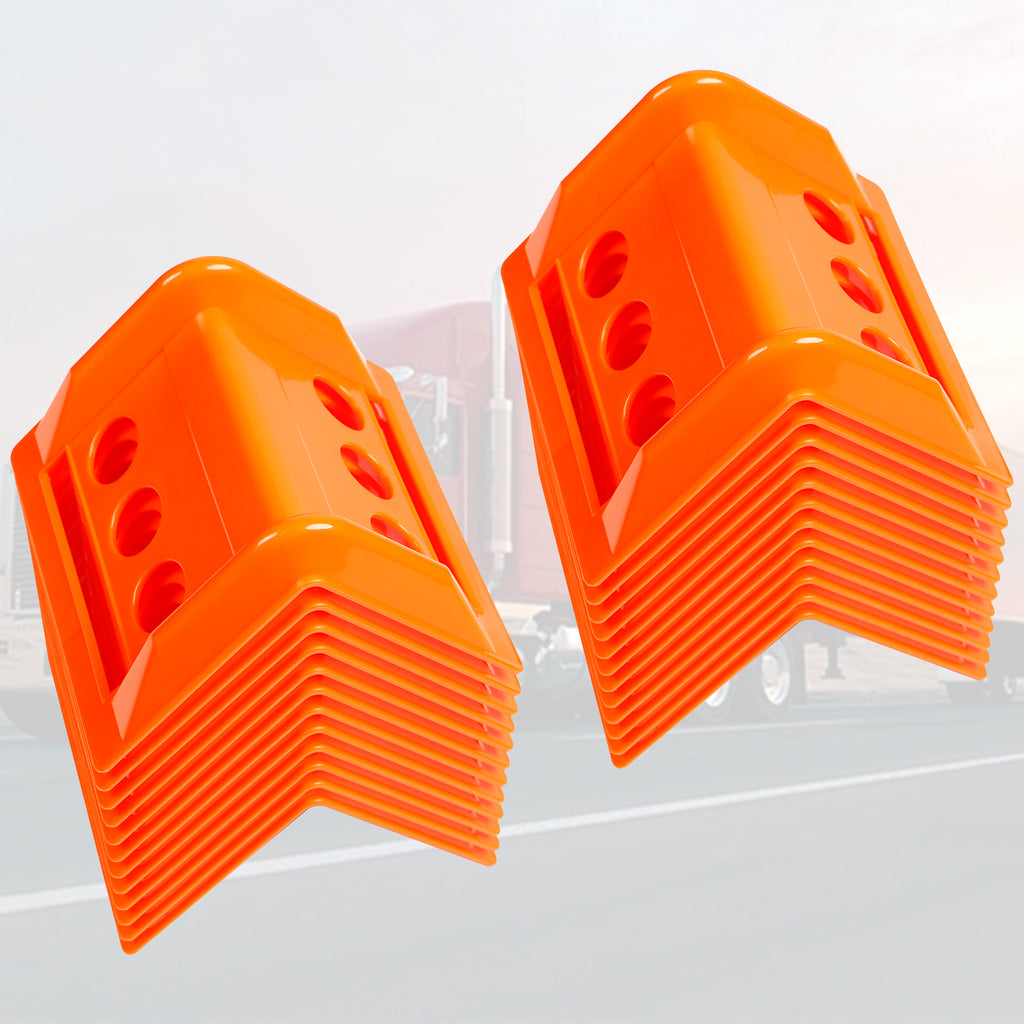Soft Plastic Corner Protector — 15-Piece Set with Mesh Bag — Yellow / Blue / Black / Orange / Red (SL-CA446)