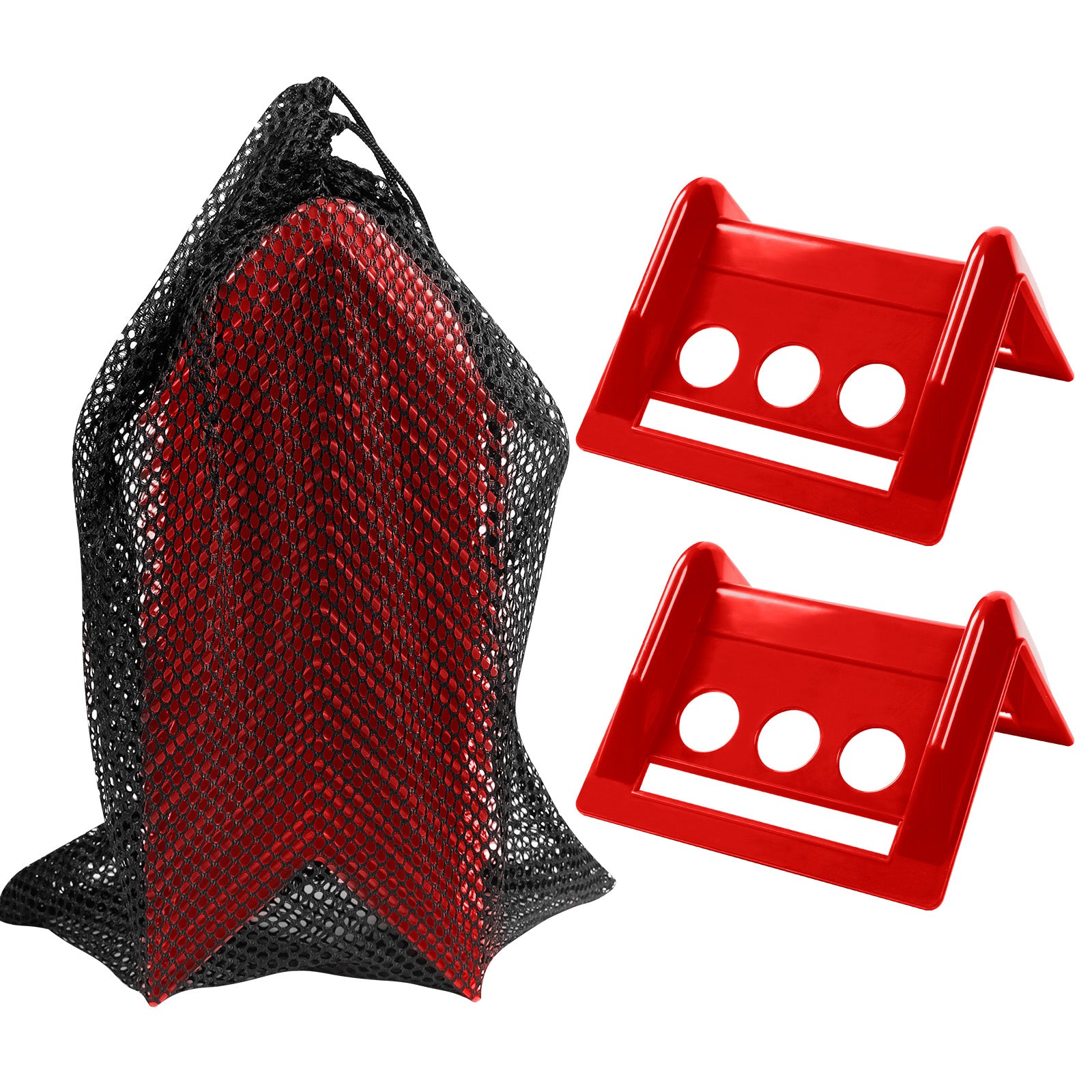 Soft Plastic Corner Protector — 15-Piece Set with Mesh Bag — Yellow / Blue / Black / Orange / Red (SL-CA446)