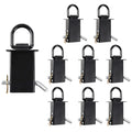 Container D-Ring Tie-Down Anchor — 9-Piece Set — Black or Zinc (SL-D127)