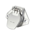 7-Way SAE J560 Trailer Socket — Chrome, Vehicle-Side (SL-S1)